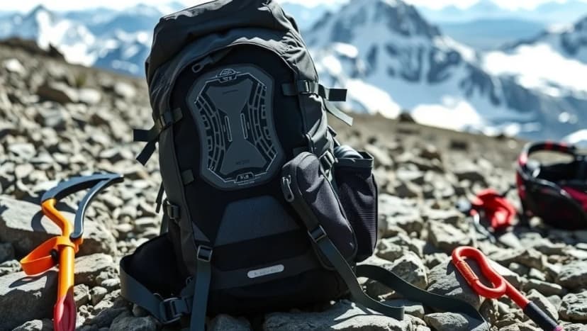 Ryggsäck med ryggskydd alpint värd att köpa