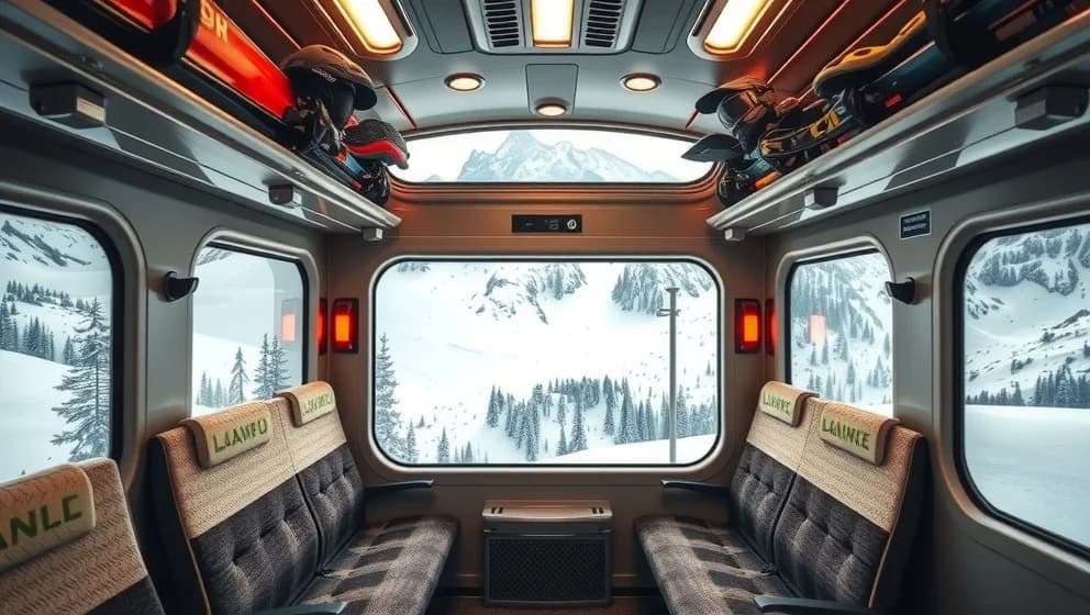 Tåg Stockholm Åre är så praktiskt att resa